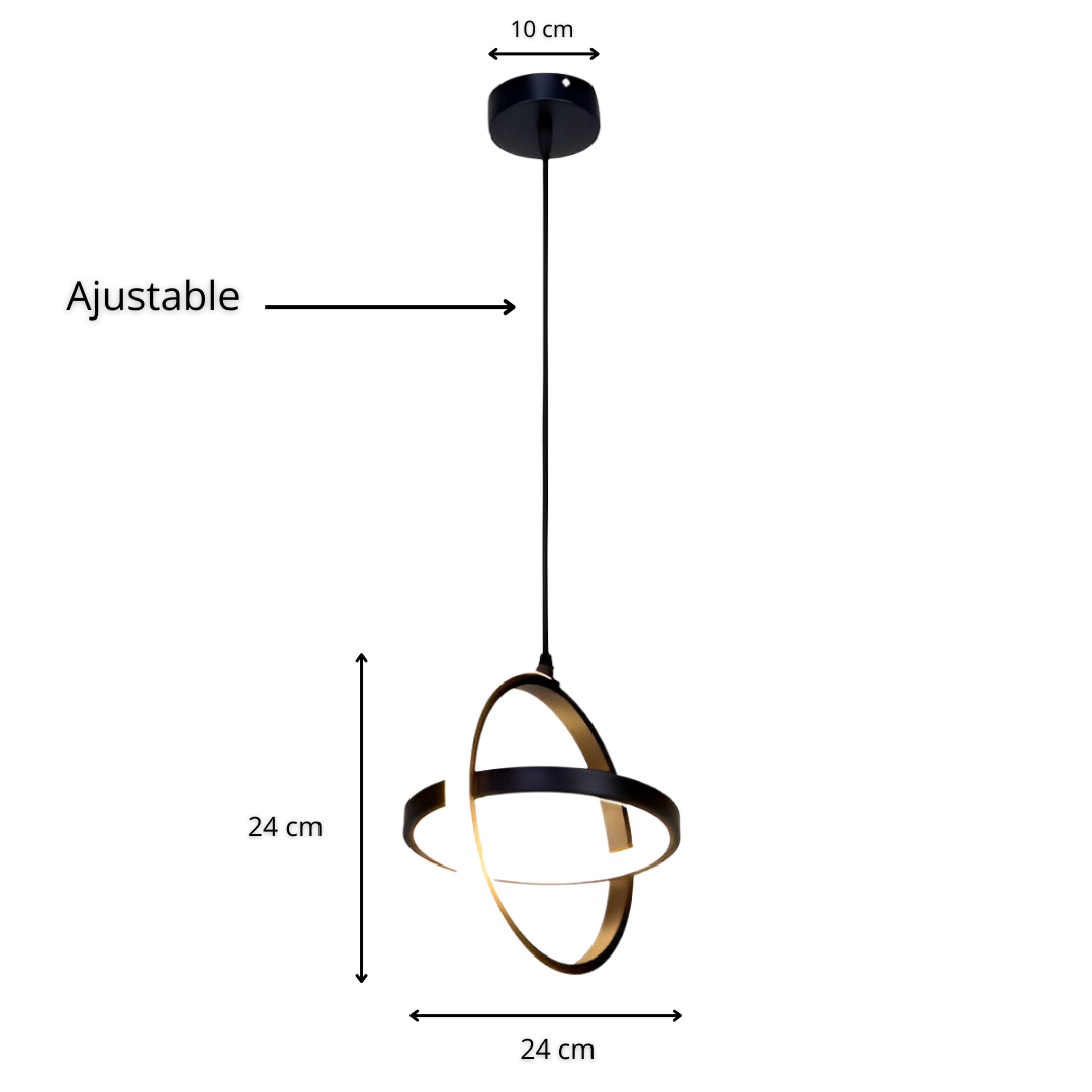 Suspension Saphir Led 3 COULEUR SL032