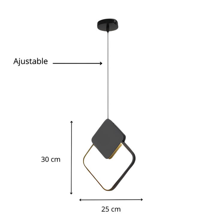 Suspension Éclat Carré SL024