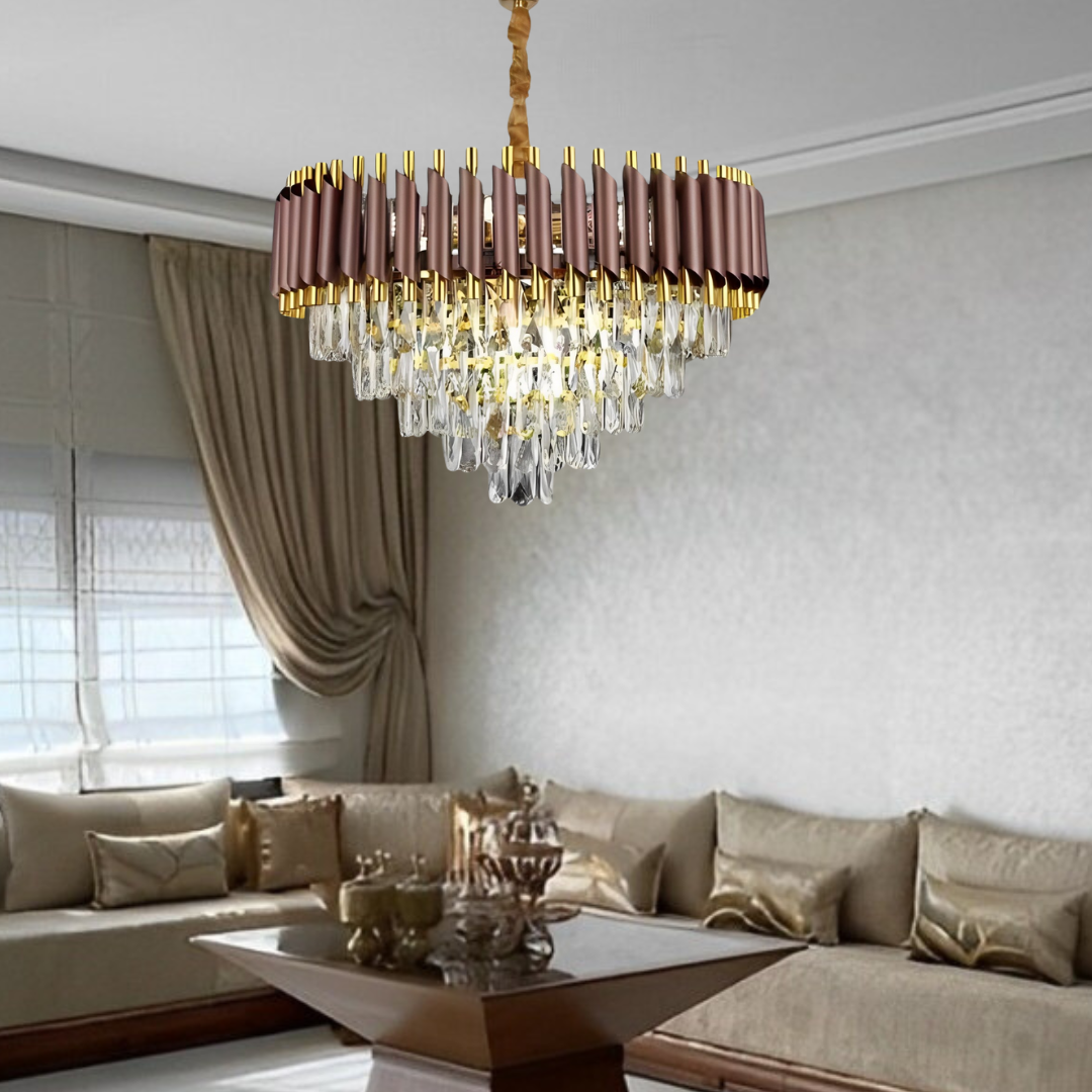 Lustre cristal ANDALUS MARRON TR075