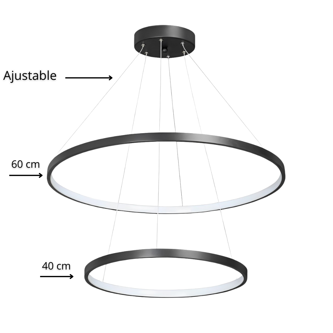 suspension Led acvato double noir