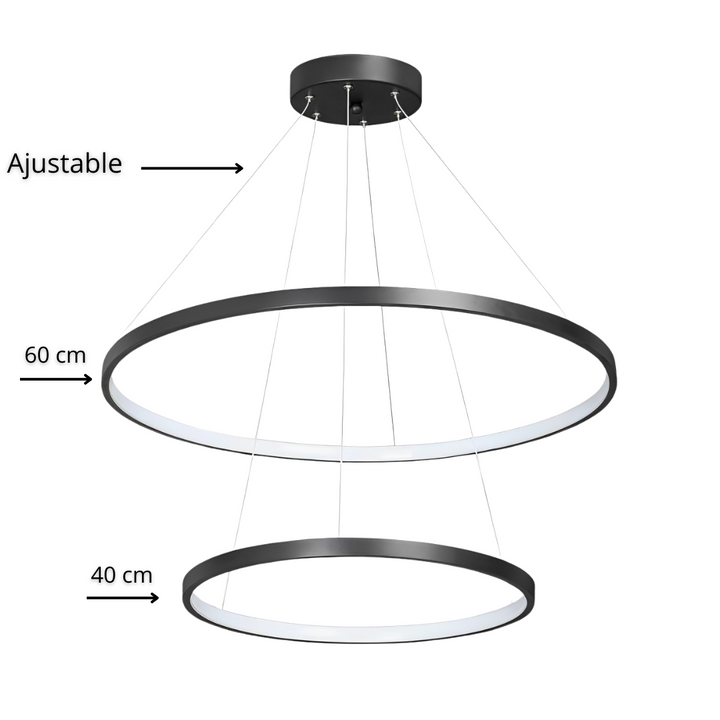 suspension Led acvato double noir