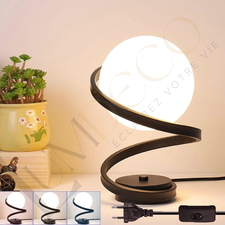 Lampe de Table Helix Noir AB003