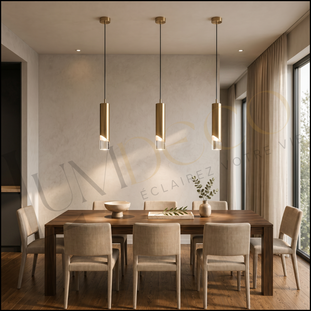 Suspension RIMINI Doré - SL026