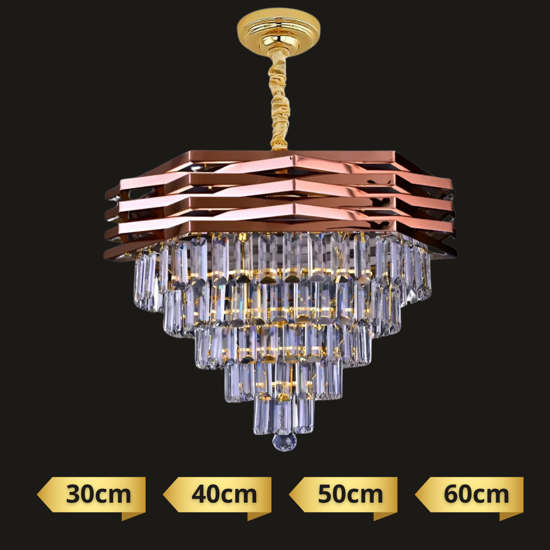 Lustre en Cristal MARRON TR004