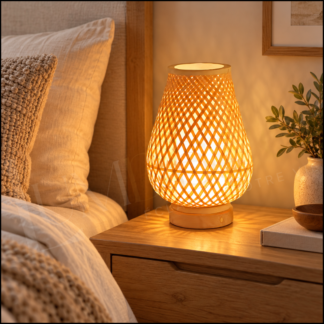 Lampe de Table LFNAR Goutte BAMBOO- AB021