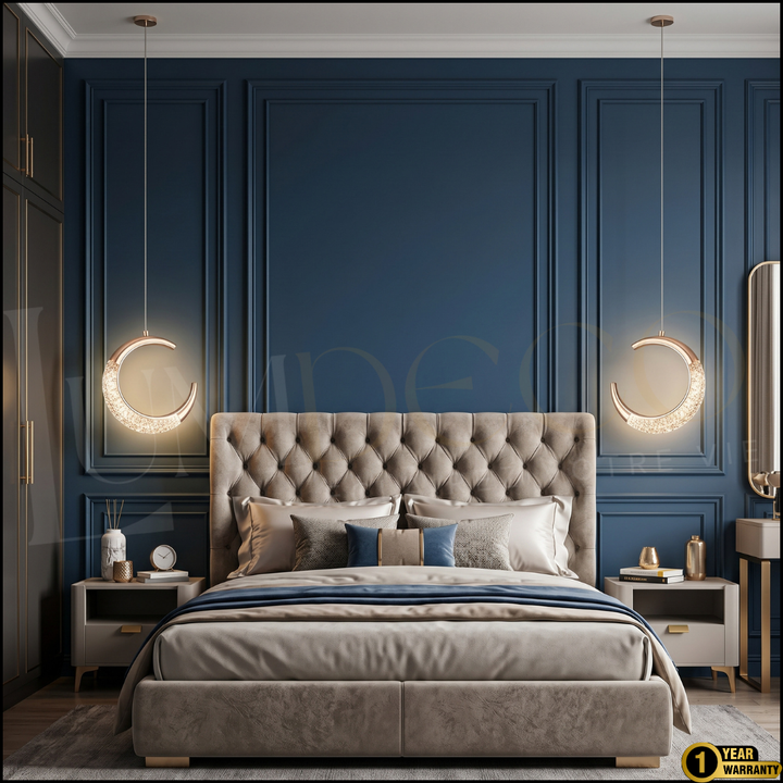 suspension Gold Lampe lune SL022