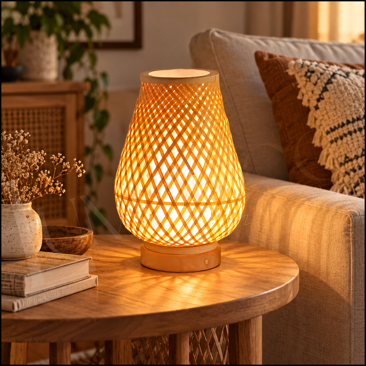 Lampe de Table LFNAR Goutte BAMBOO- AB021