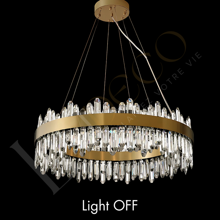 Lustre Cascade de Cristaux TR070