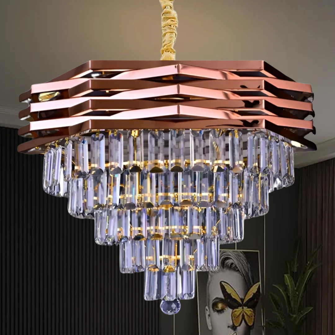 Lustre en Cristal MARRON TR004