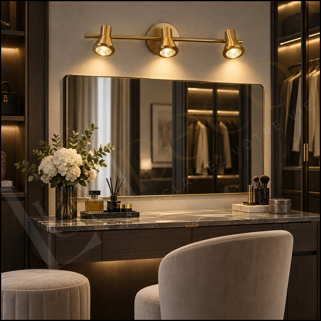 Applique Murale TRIO GOLD- AP014
