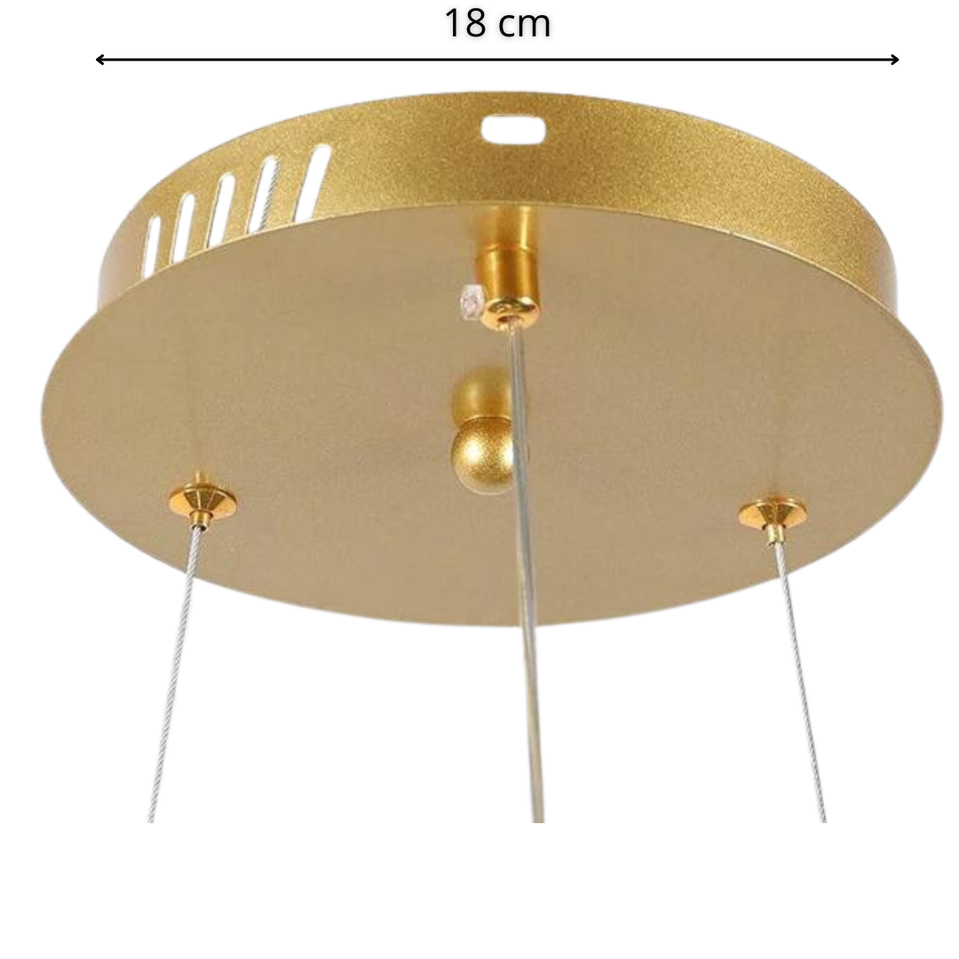 suspension Led olaris dorée SL028