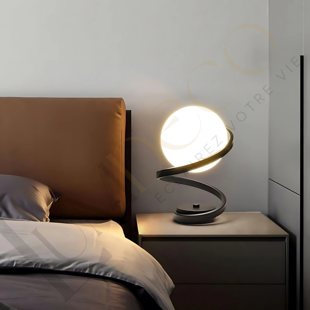 Lampe de Table Helix Noir AB003