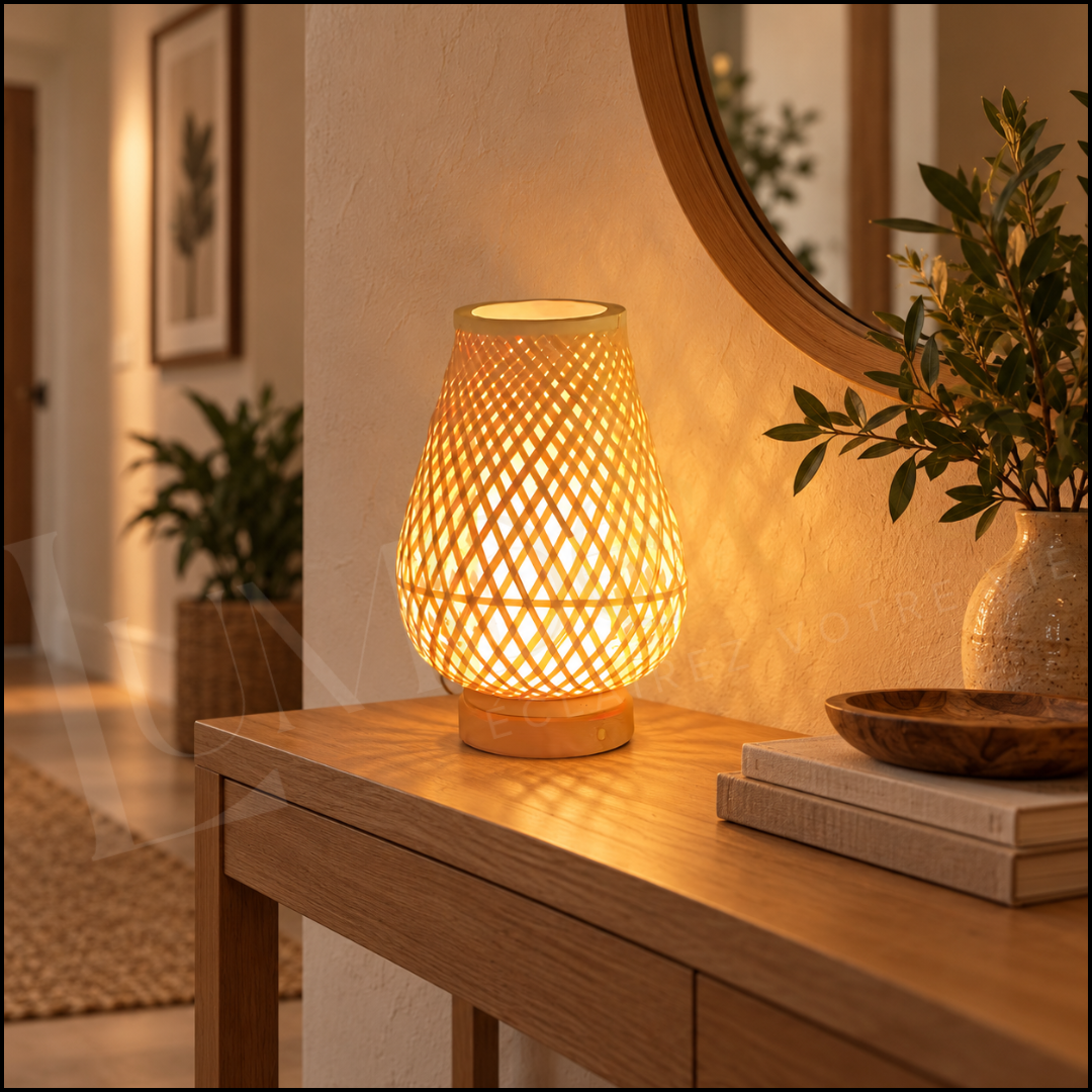Lampe de Table LFNAR Goutte BAMBOO- AB021