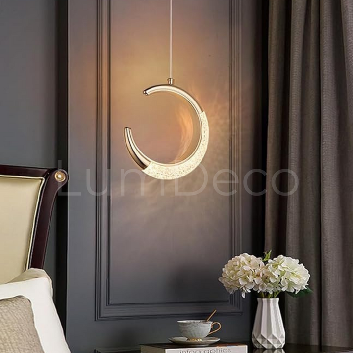 suspension Gold Lampe lune SL022