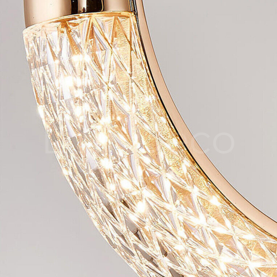 suspension Gold Lampe lune SL022