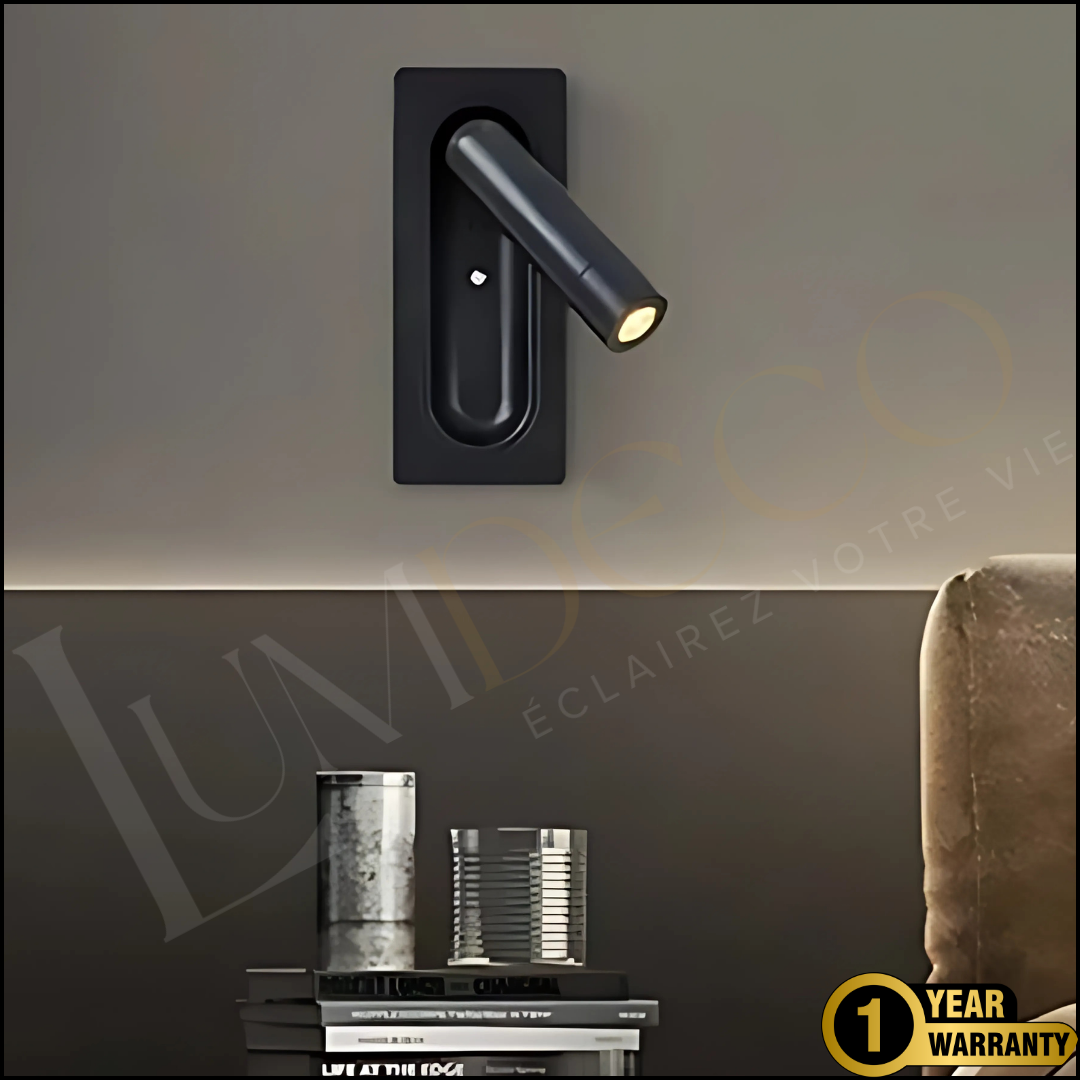 Applique Murale LISEUSE LECTRA Noir - AP082