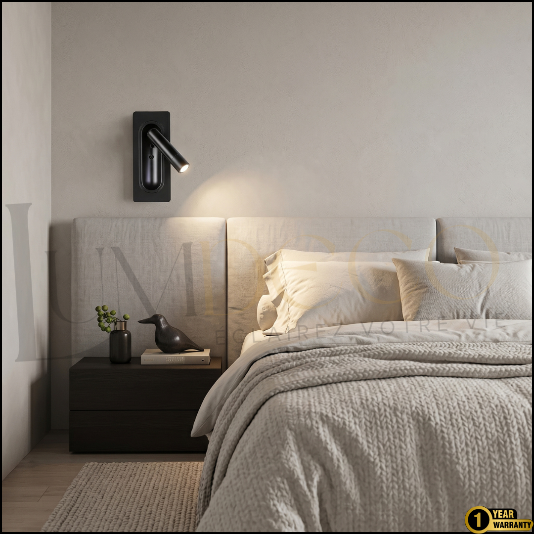 Applique Murale LISEUSE LECTRA Noir - AP082
