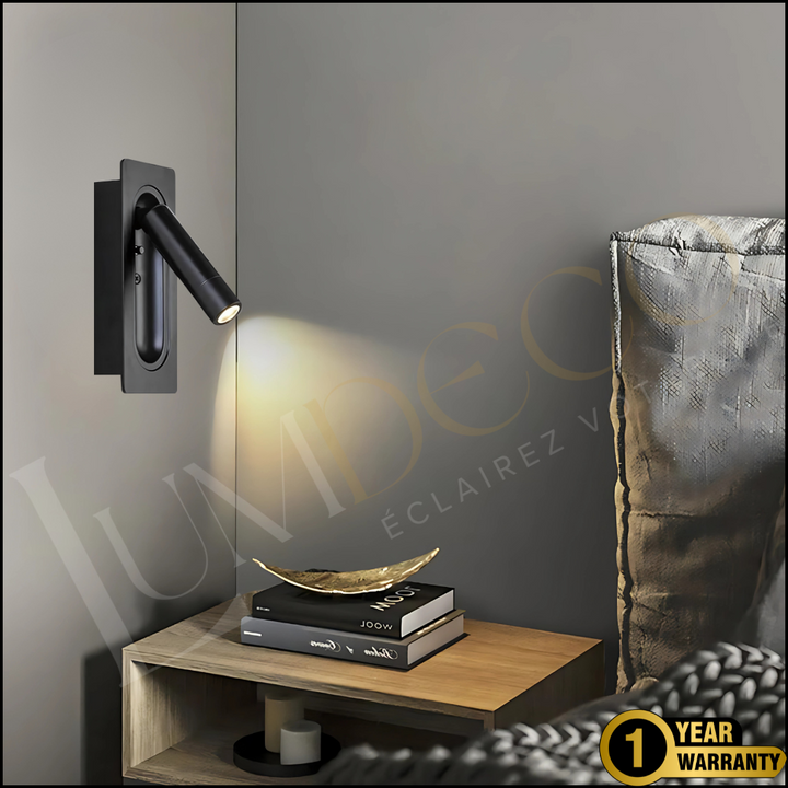 Applique Murale LISEUSE LECTRA Noir - AP082