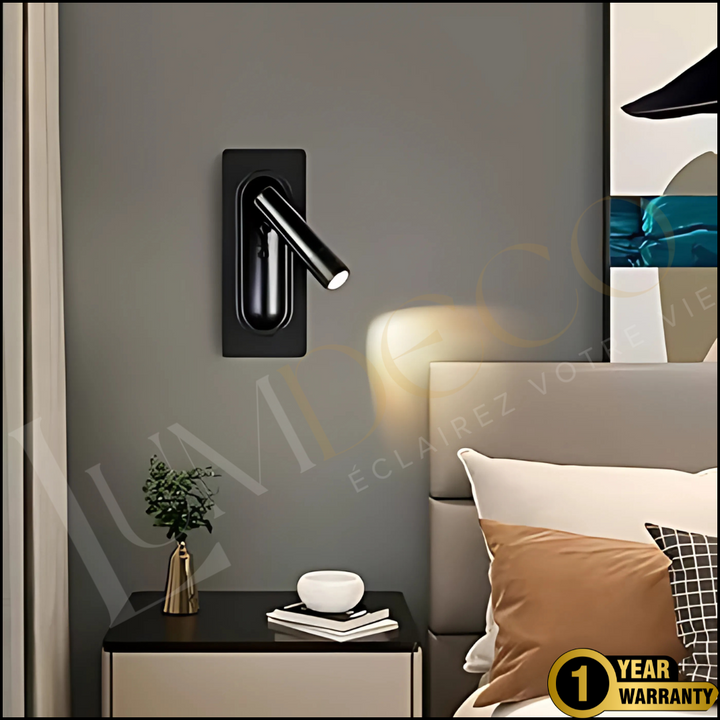 Applique Murale LISEUSE LECTRA Noir - AP082