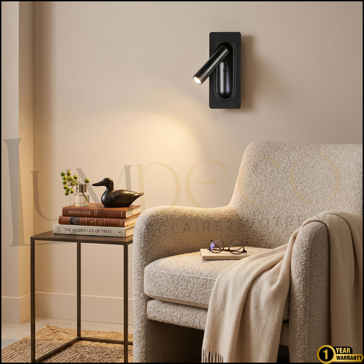 Applique Murale LISEUSE LECTRA Noir - AP082