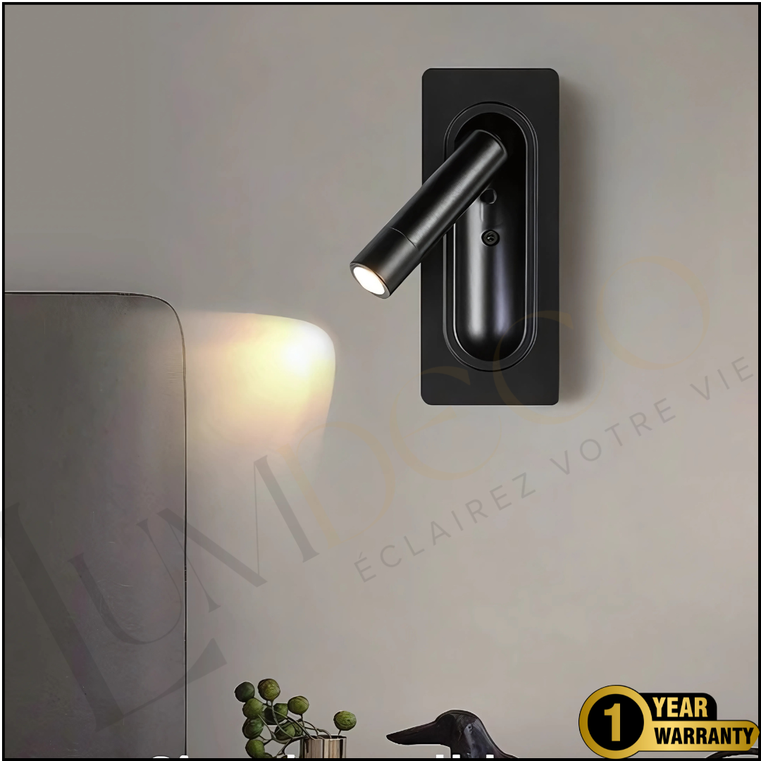Applique Murale LISEUSE LECTRA Noir - AP082