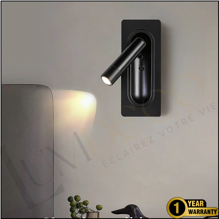 Applique Murale LISEUSE LECTRA Noir - AP082