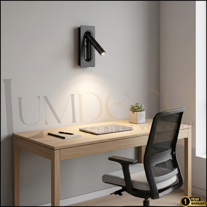 Applique Murale LISEUSE LECTRA Noir - AP082