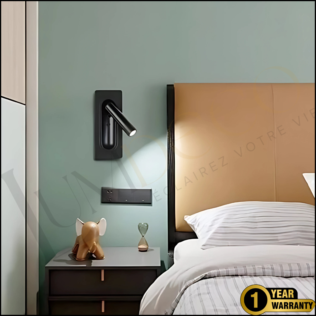 Applique Murale LISEUSE LECTRA Noir - AP082