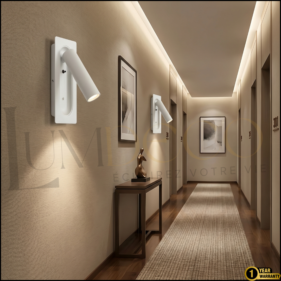 Applique Murale LISEUSE LECTRA Blanc-  AP083