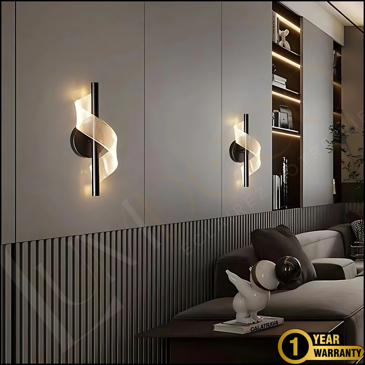 Applique Murale TWISTY Noir- AP091