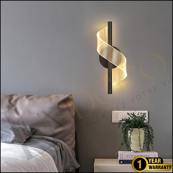 Applique Murale TWISTY Noir- AP091