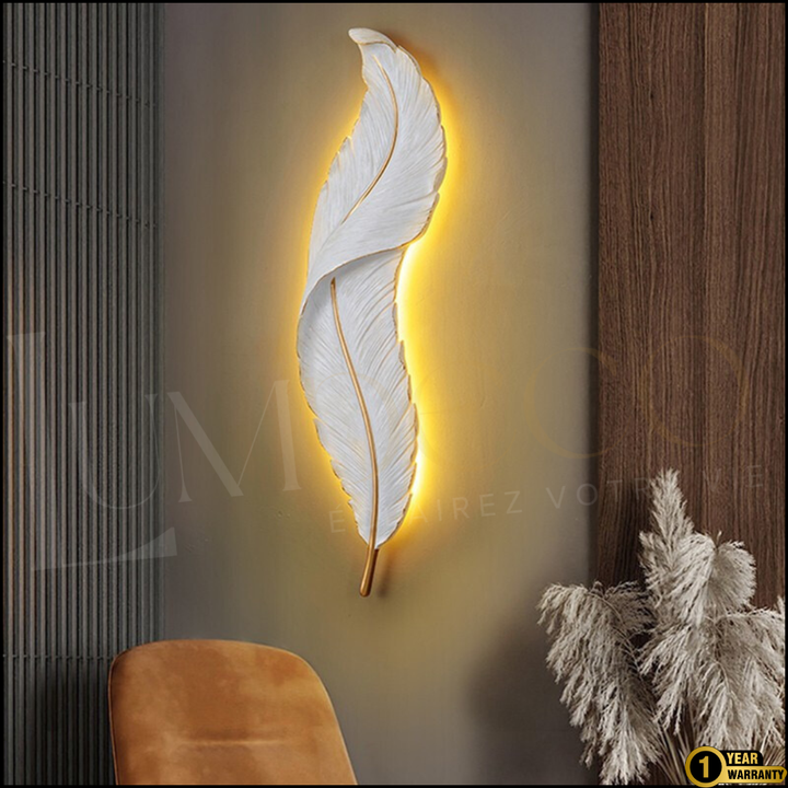 Applique Murale PLUME Blanc