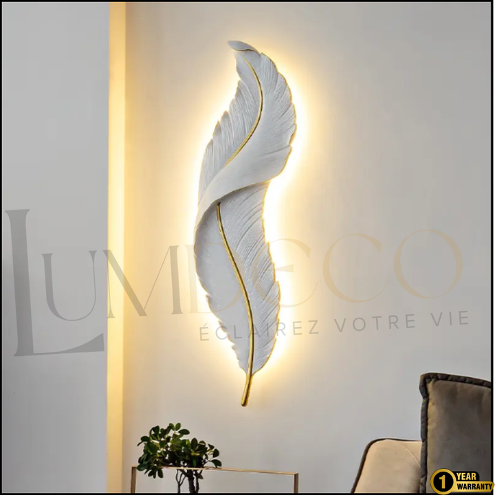 Applique Murale PLUME Blanc