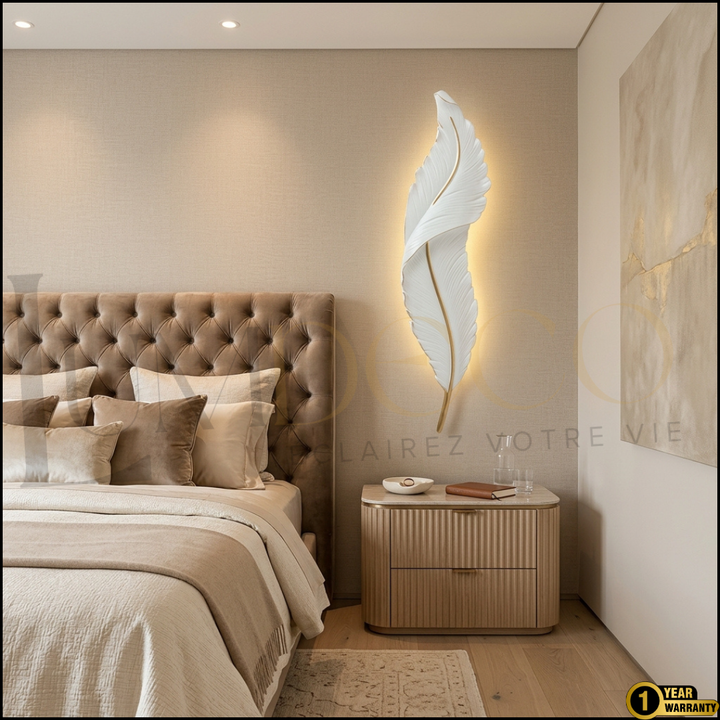 Applique Murale PLUME Blanc