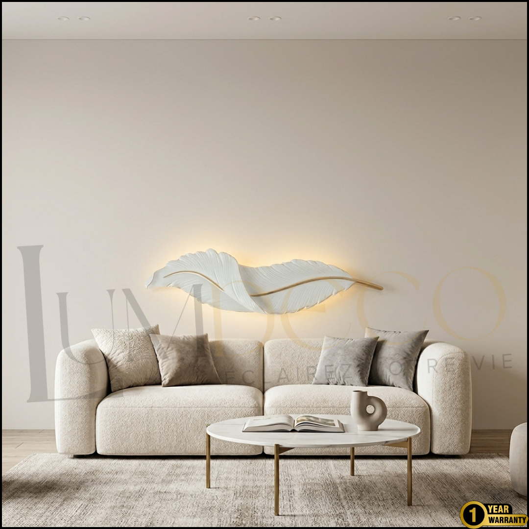 Applique Murale PLUME Blanc