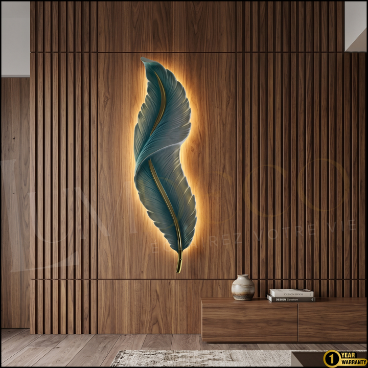 Applique Murale PLUME Vert Pétrole