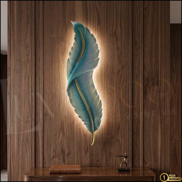 Applique Murale PLUME Vert Pétrole