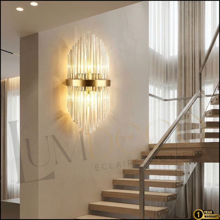 Applique Murale Cristal Doré- AP068