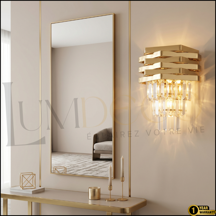 Applique Murale HEXALUX Doré- AP087