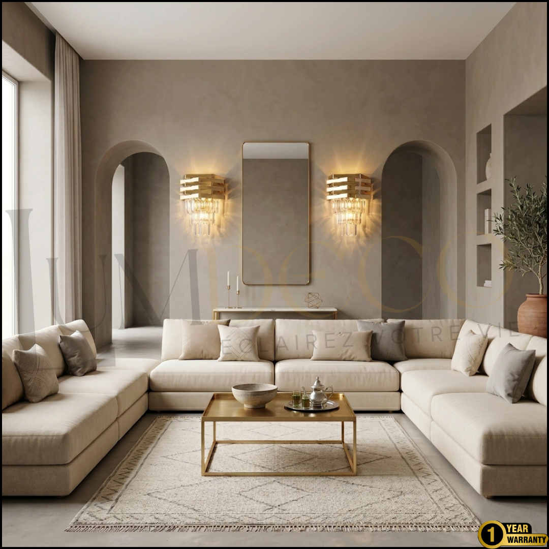 Applique Murale HEXALUX Doré- AP087