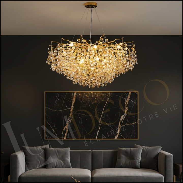 Lustre ASSALA CRYSTAL Rond -TR043
