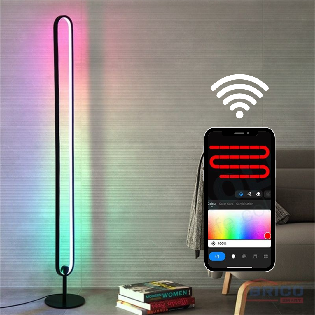 Lampadaire Led intelligent Manda 104CM RGB+WH LD002