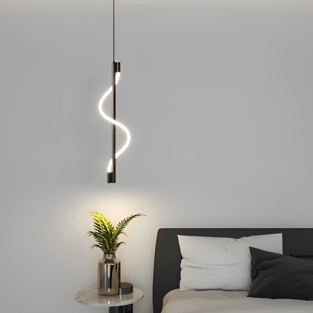 Suspension spirale Led