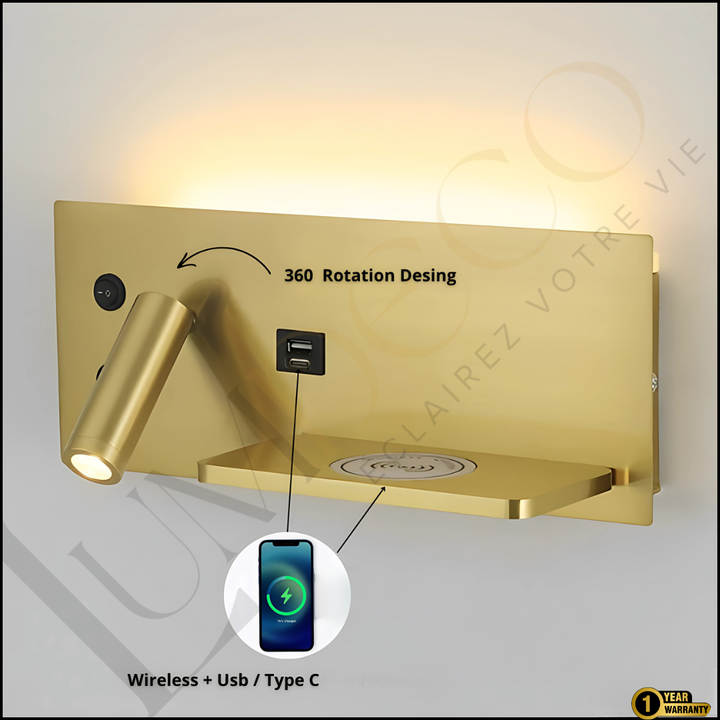 Applique Murale LISEUSE LUXCHARGE- AP010