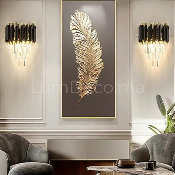 Applique mural ANDALUS BLACK