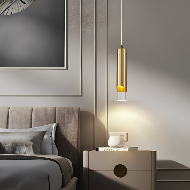 Lampe LED suspendue rimini gold SL026