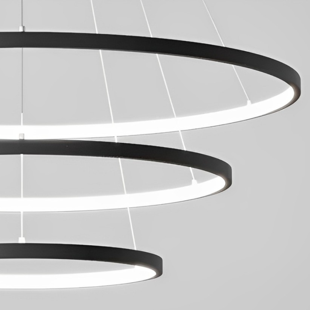 suspension Led acvato noir 3 couleur