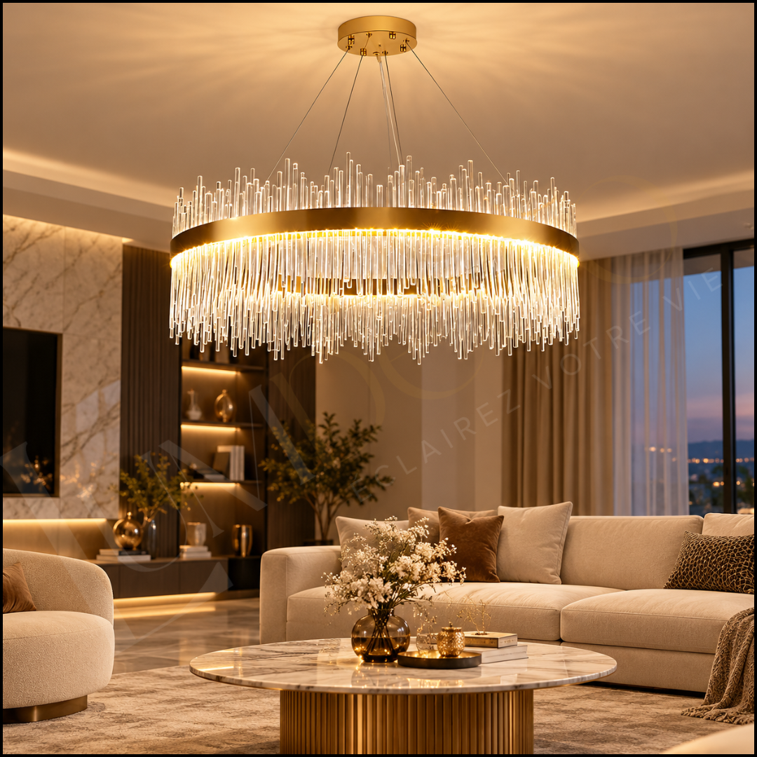 Lustre SUSPENSIA Cristal - TR019