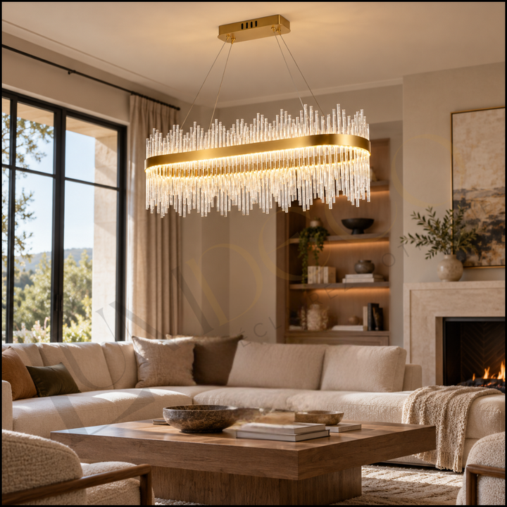 Lustre SUSPENSIA Cristal OVAL