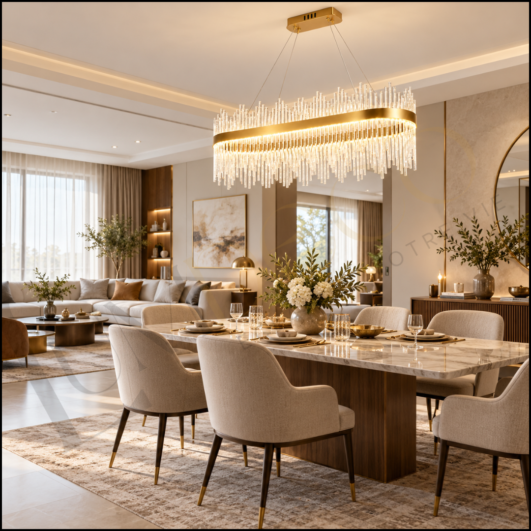 Lustre SUSPENSIA Cristal OVAL